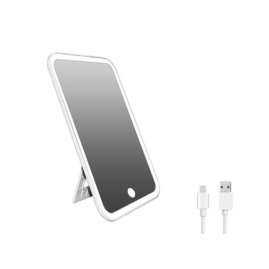 Conqueror Rechargeable LED Mirror for Makeup White - TMR203 - Medaid