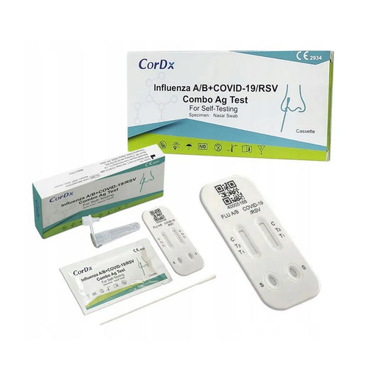 Covid + H1N1 Combo Test Kit Pack - Medaid