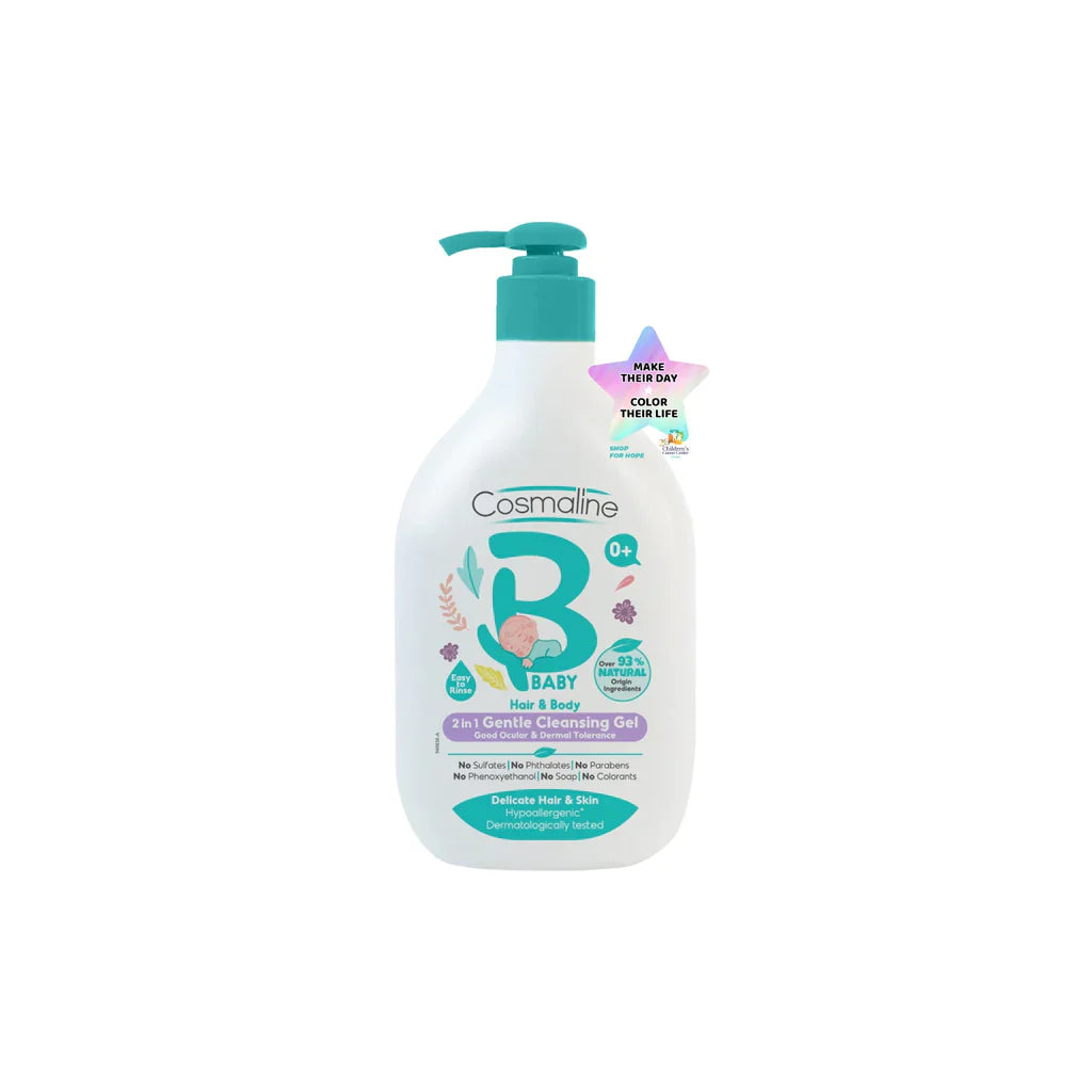 BABY 2 IN 1 GENTLE CLEANSING GEL 500ML - Medaid