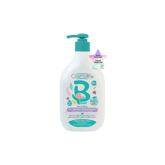 BABY 2 IN 1 GENTLE CLEANSING GEL 500ML - Medaid