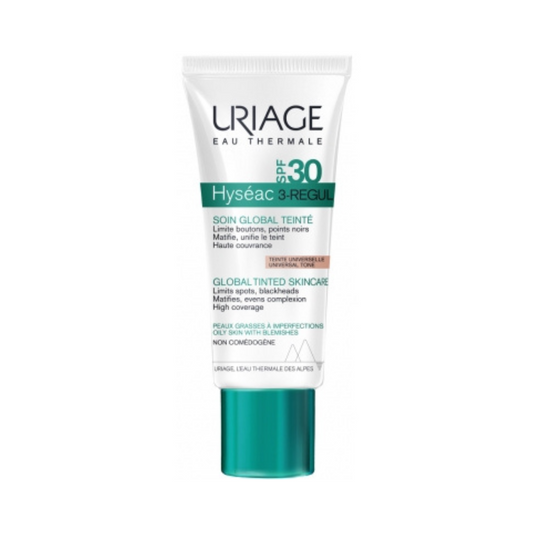 Uriage - Hyséac 3 Régul Global Tinted Skincare SPF30 40ml - Medaid