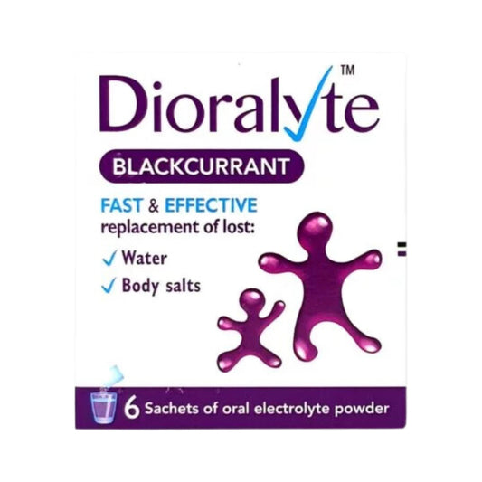 Dioralyte - Blackcurrant 6 Sachets - Medaid