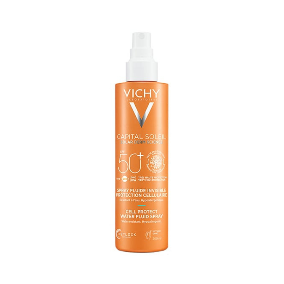 Vichy - Capital Soleil Water Fluid Spray SPF50 200ml - Medaid