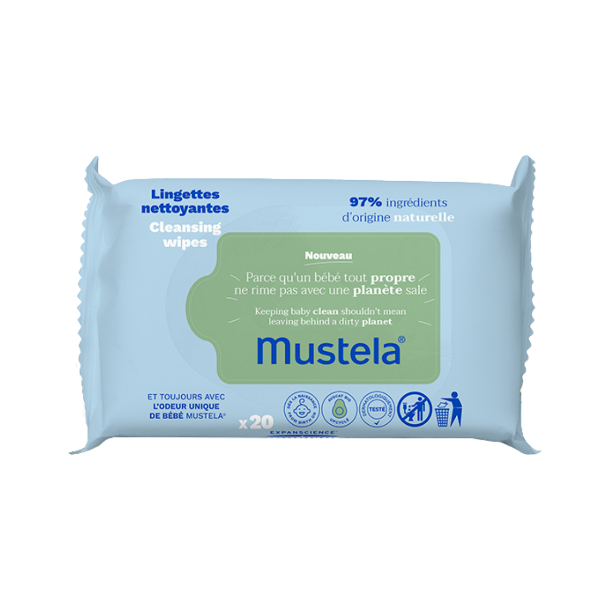 Mustela - Cleansing Wipes - Medaid
