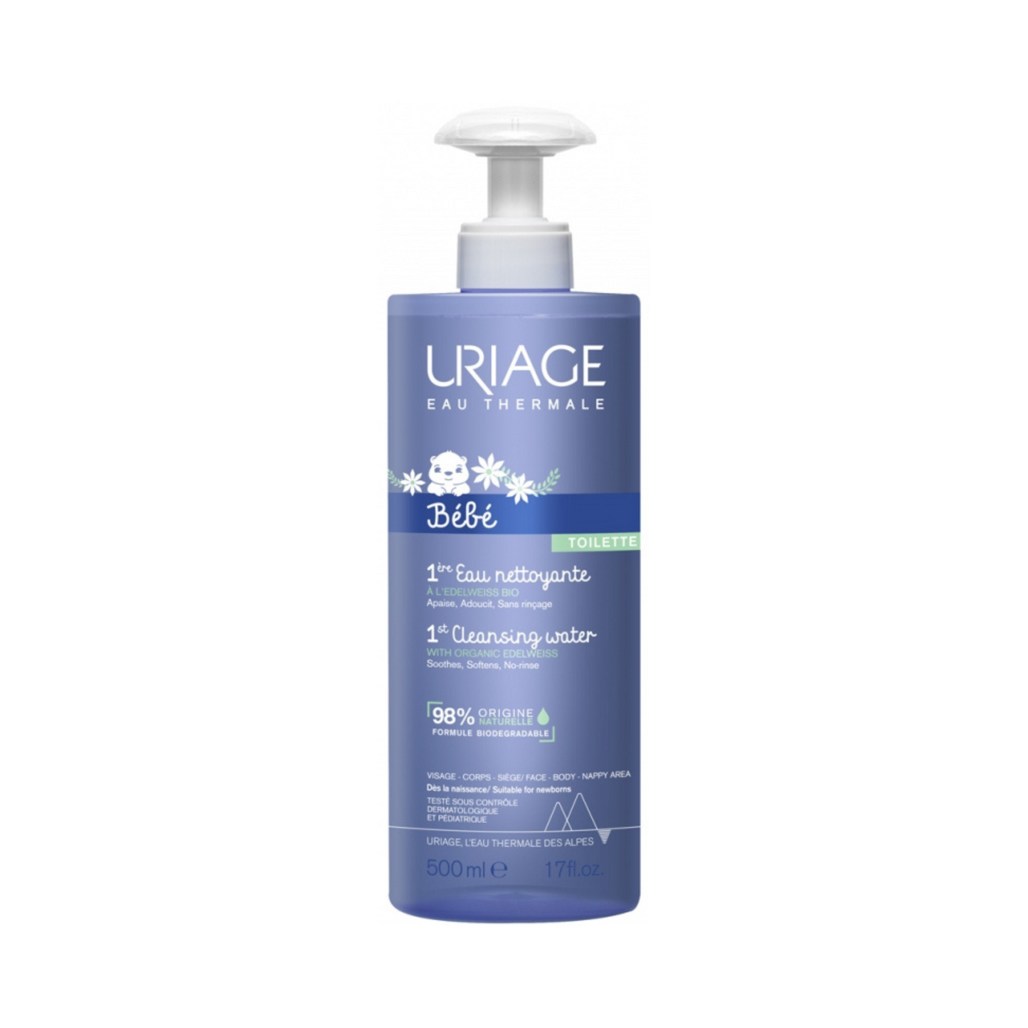 Uriage - Baby 1st Cleansing Water 500ml - Medaid