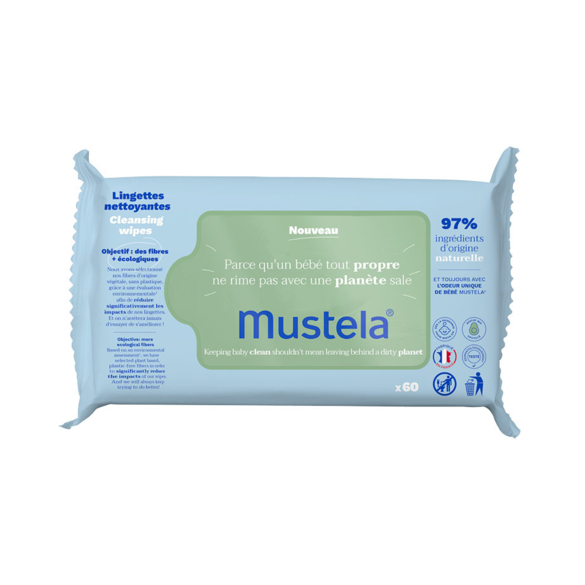 Mustela - Cleansing Wipes - Medaid
