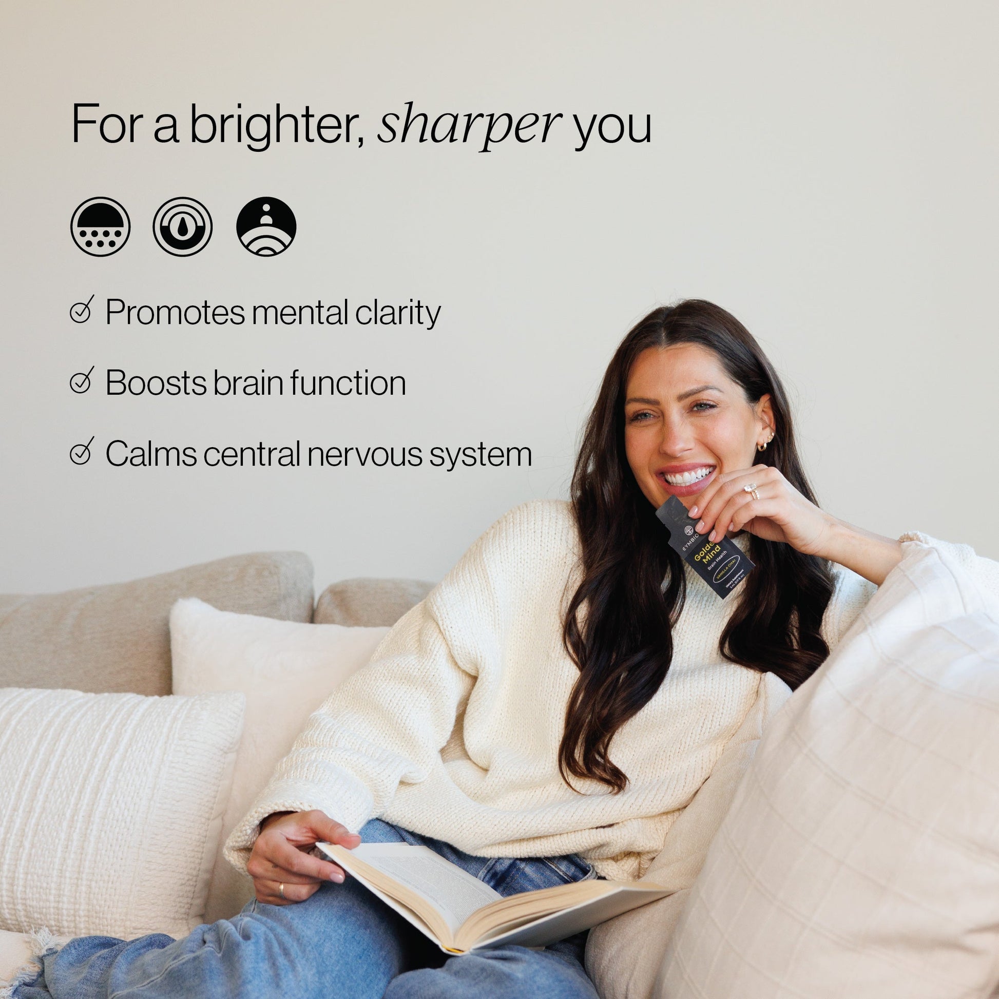 Golden Mind - Advanced Brain Power Nutrients | CYMBIOTIKA - Medaid