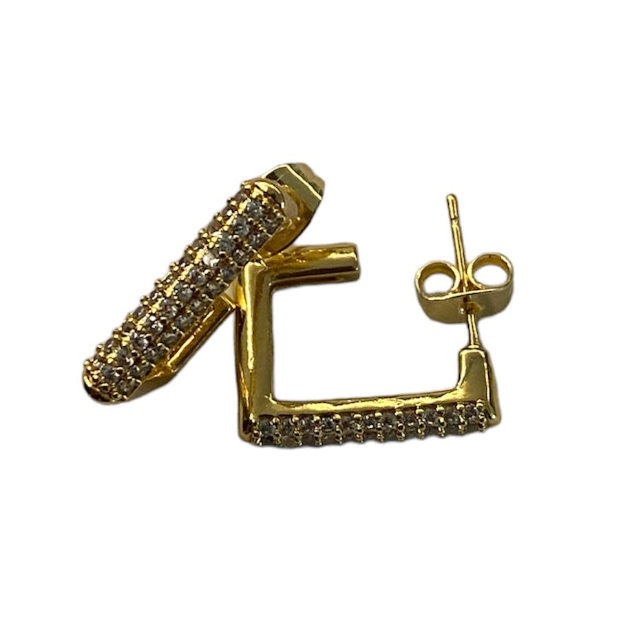 Radiant gold earrings accessory #4068 - Medaid