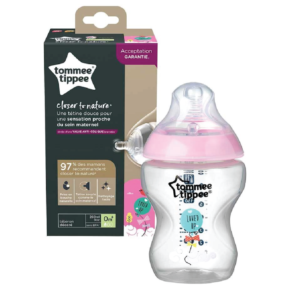 Tommee Tippee Decorative Feeding Bottle - 3m+ - Medaid
