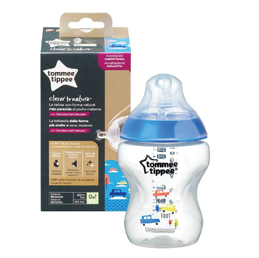 Tommee Tippee Decorative Feeding Bottle - 3m+ - Medaid
