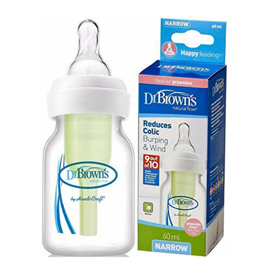 Dr Browns - Options Preemie Flow Anti-Colic Feeding Bottle - 60ml - Medaid