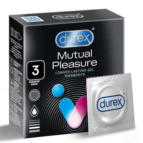 Durex Condoms Mutual Pleasure - Pack of 3
