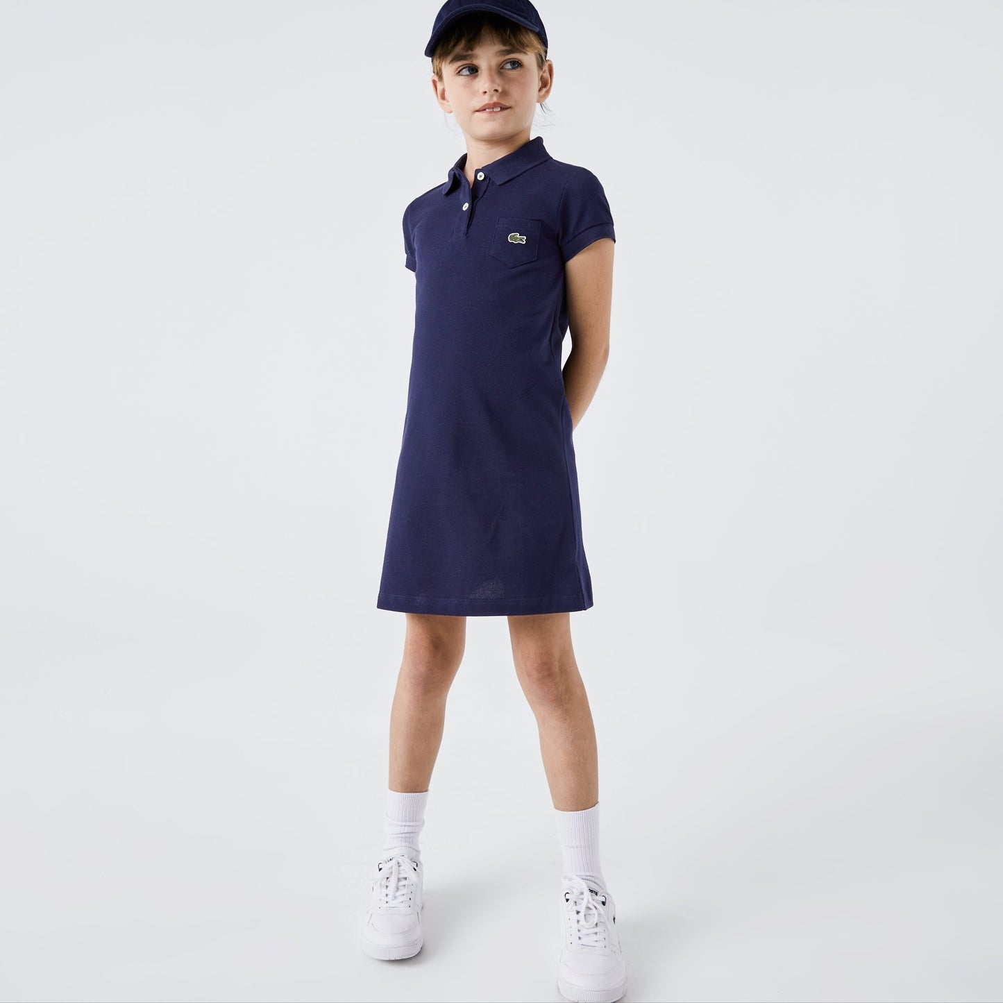 Girls Polo-Style Cotton Dress - EJ2816 - Medaid International