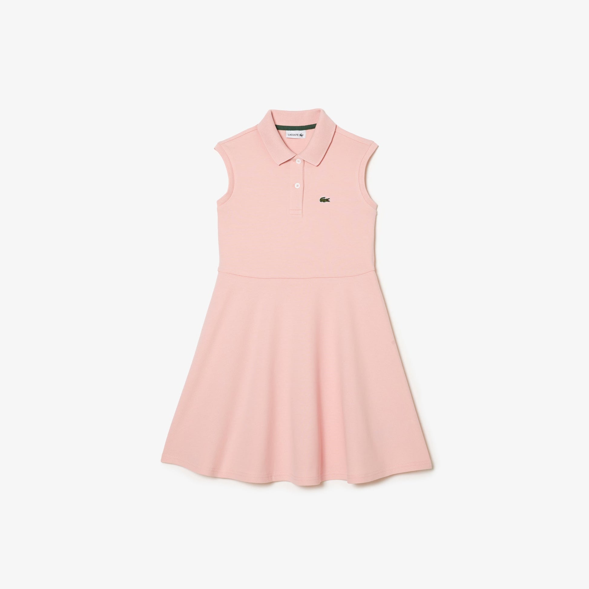 Girls’ Lacoste Fit and Flare Stretch Piqué Polo Dress - EJ5297 - Medaid International