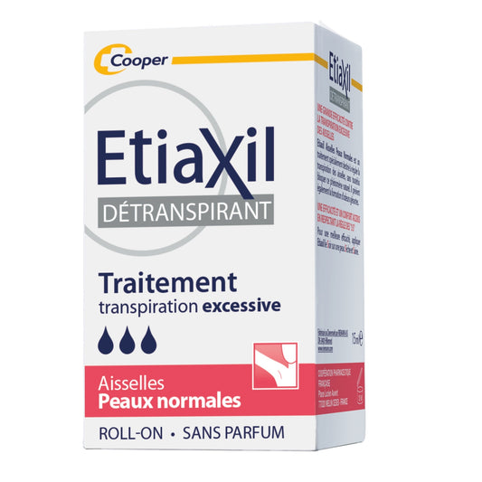 Etiaxil Antiperspirant Normal skin Armpits Roll-on 15ml - Medaid