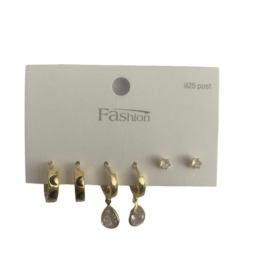 Style sparkle earrings set accessory #4052 - Medaid