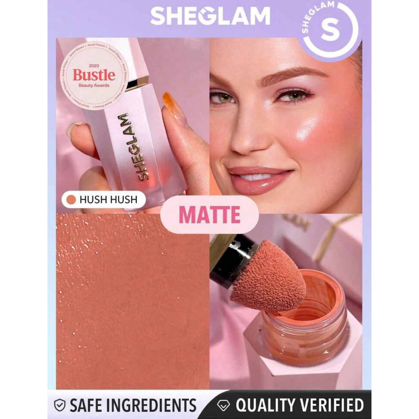 Sheglam liquid blush - All Colors - Medaid