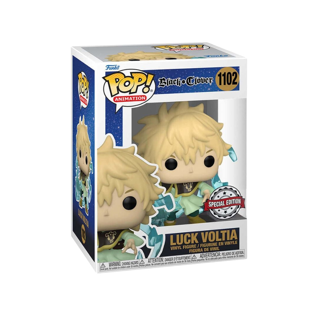 Funko Pop Black Clover Luck Voltia Figure - Medaid International