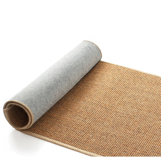 180 CM X 60 CM Handcrafted Woven Natural Fibers Jute Rug Kitchen Runner Mat with Non Slip Backing Runner Rugs for Bedroom Living Room Entrance Beige - Medaid