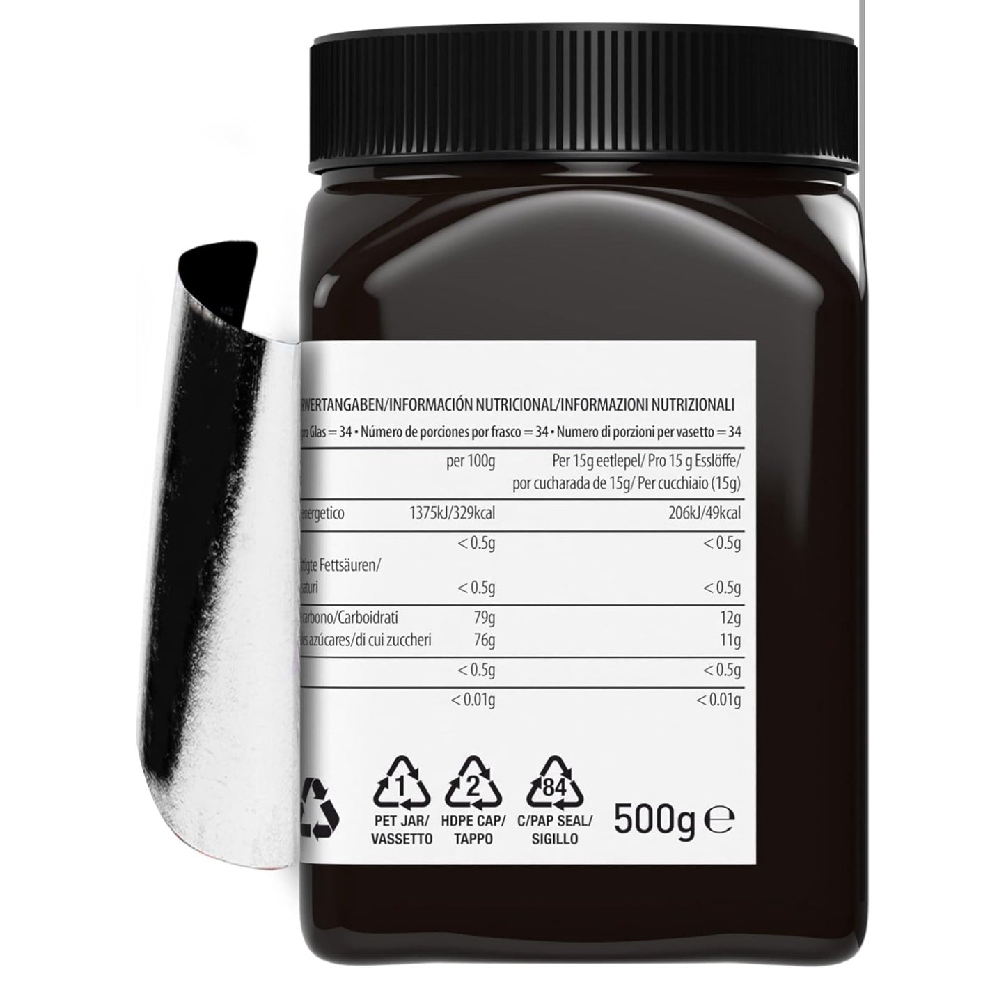 Manuka Honey 525+ MGO Certified Pure Gold Premium Manuka Honey 500g, (packaging may vary) - Medaid