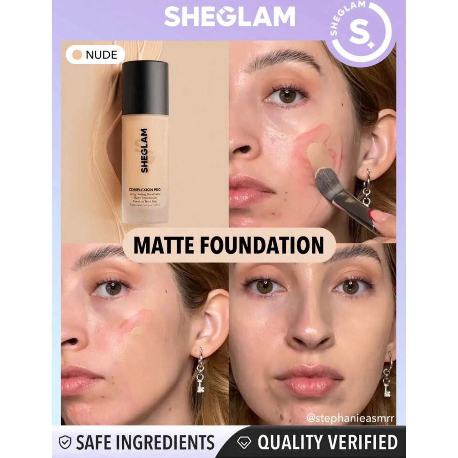 Sheglam foundation complexation pro long lasting - Medaid