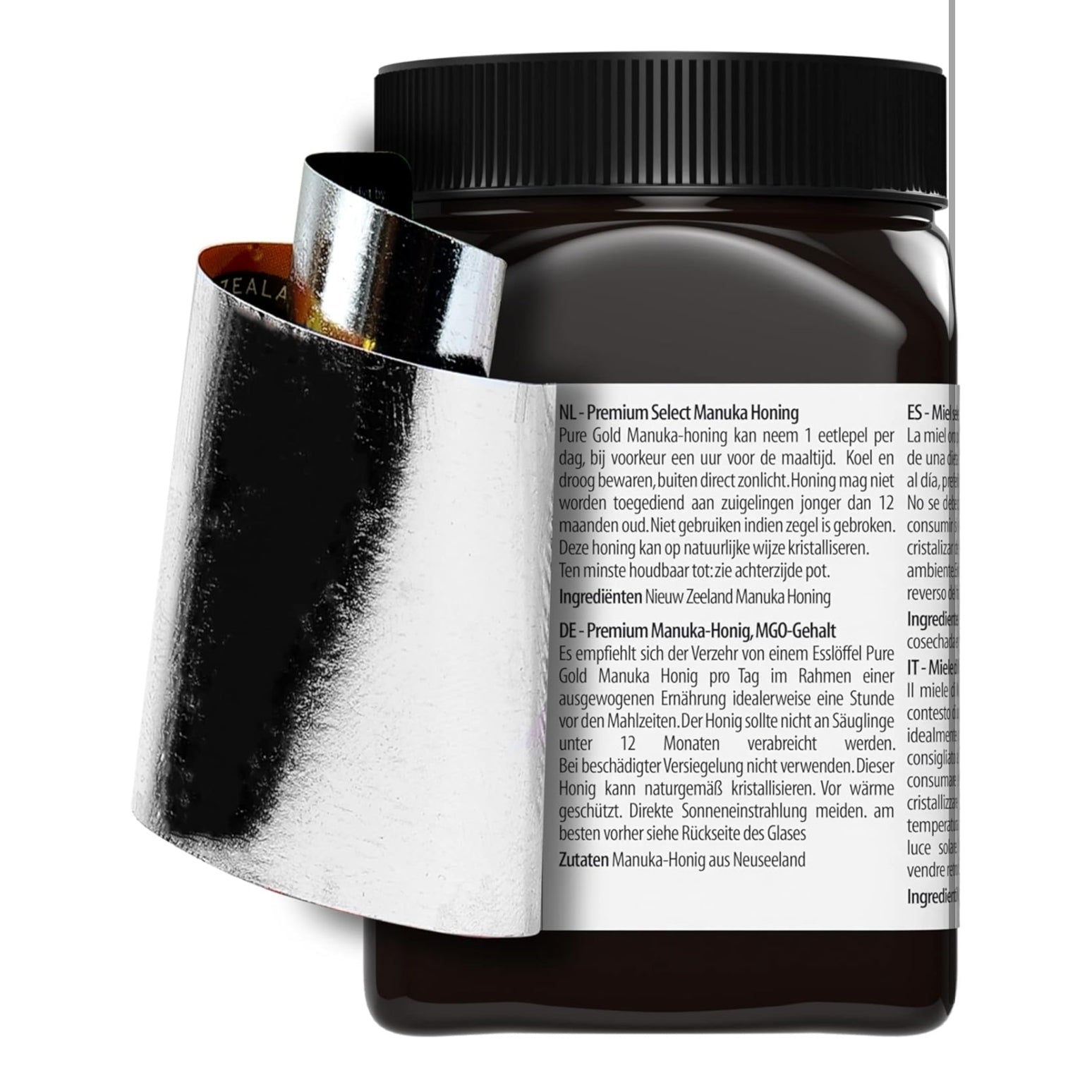 Manuka Honey 525+ MGO Certified Pure Gold Premium Manuka Honey 500g, (packaging may vary) - Medaid