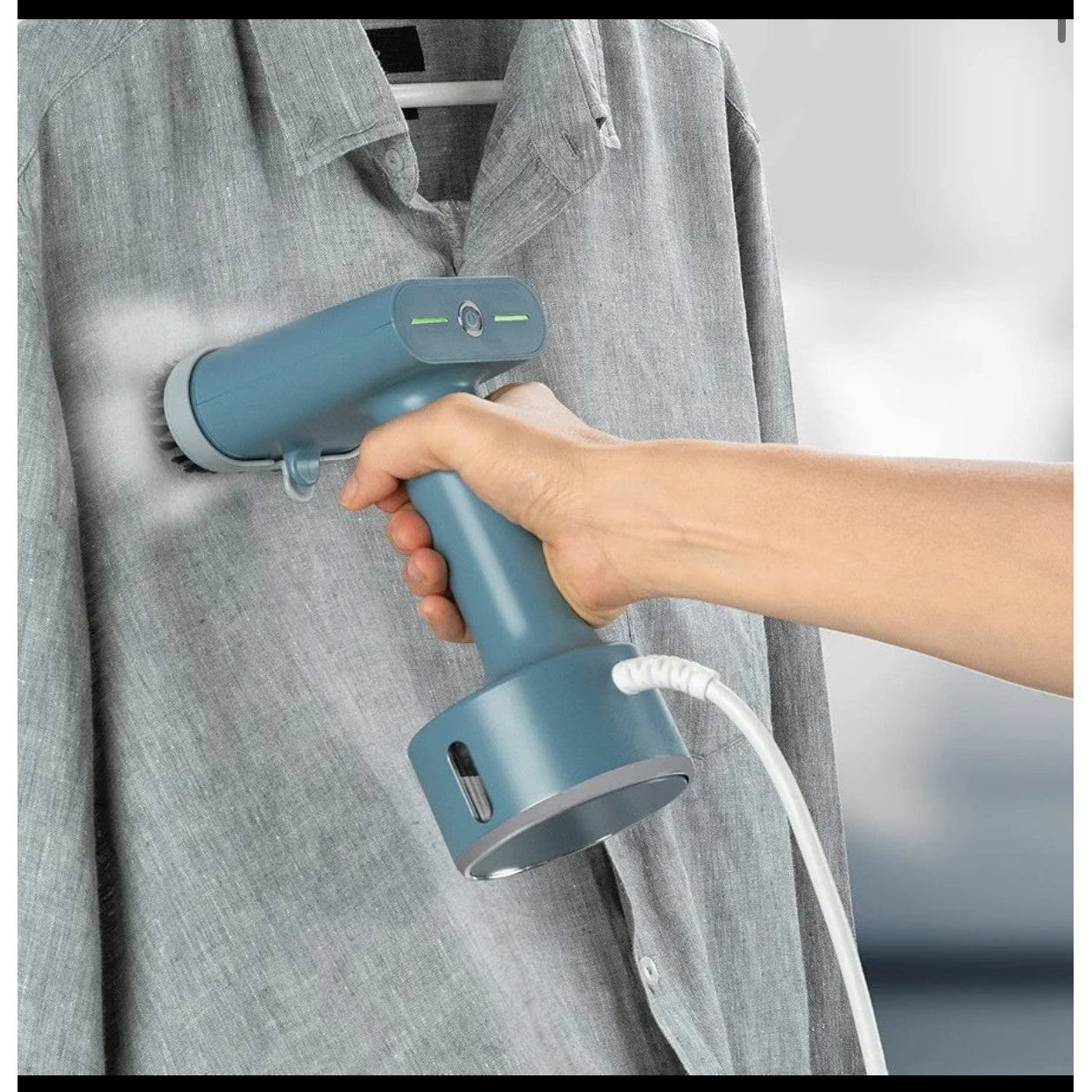 Taurus Sliding Care Compact steam iron, vertical, 1600 W, stainless steel, blue - Medaid