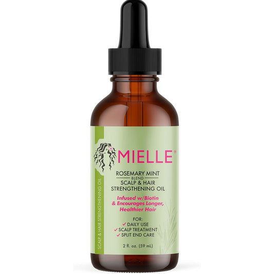 Mielle Organics MIELLE - ROSEMARY MINT, SCALP & HAIR OIL, INFUSED W/BIOTIN & ENCOURGES GROWTH - Package may vary - Medaid