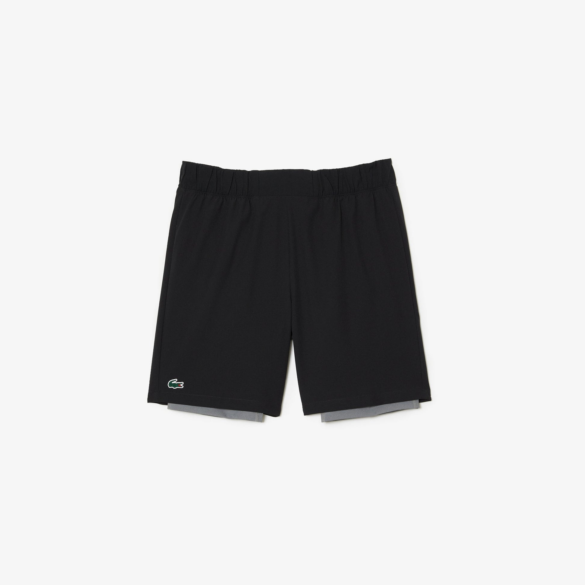 Mens Two-Tone Lacoste Sport Shorts with Built-in Undershorts - Medaid International