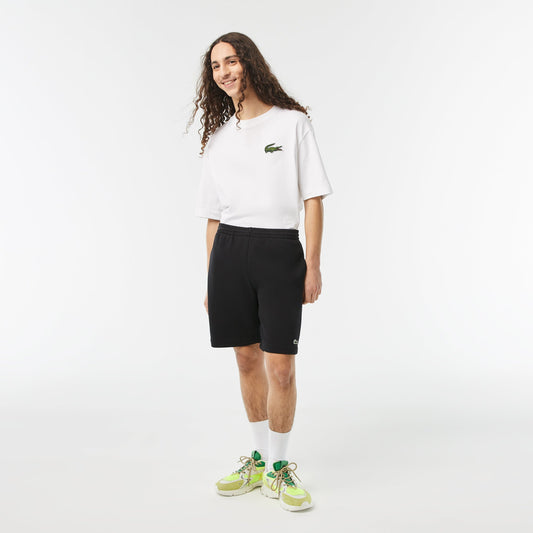 Men's Lacoste Organic Brushed Cotton Fleece Jogger Shorts - GH9627 - Medaid International