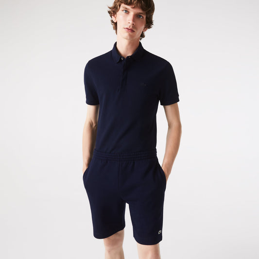 Men's Lacoste Organic Brushed Cotton Fleece Jogger Shorts - GH9627 - Medaid International