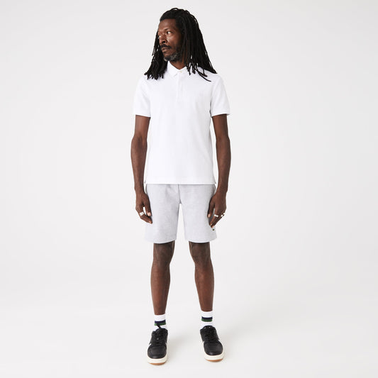 Men's Lacoste Organic Brushed Cotton Fleece Jogger Shorts - GH9627 - Medaid International