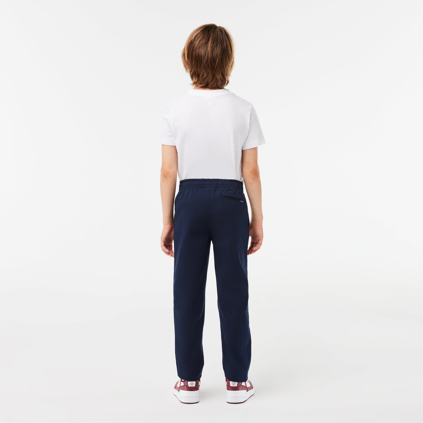 Boys' Lacoste Stretch Cotton Gabardine Chinos - HJ9701 - Medaid International