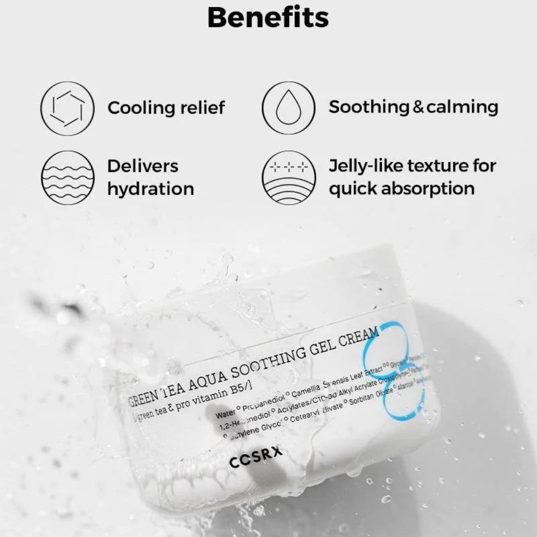 Hydrium Green Tea Aqua Soothing Gel Cream - Medaid