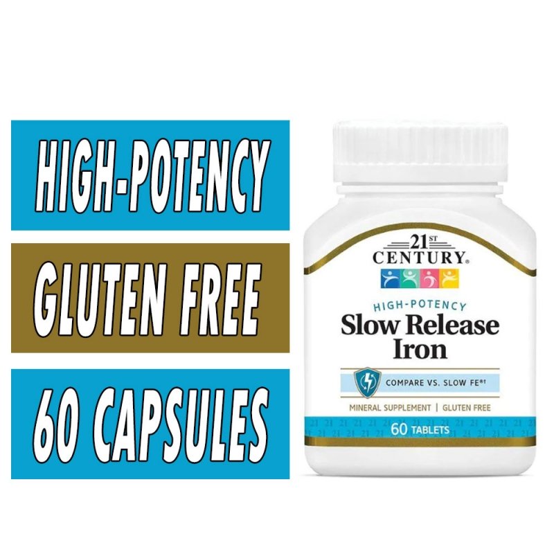 21st Century Slow Release Iron Supplements - Medaid - Lebanon