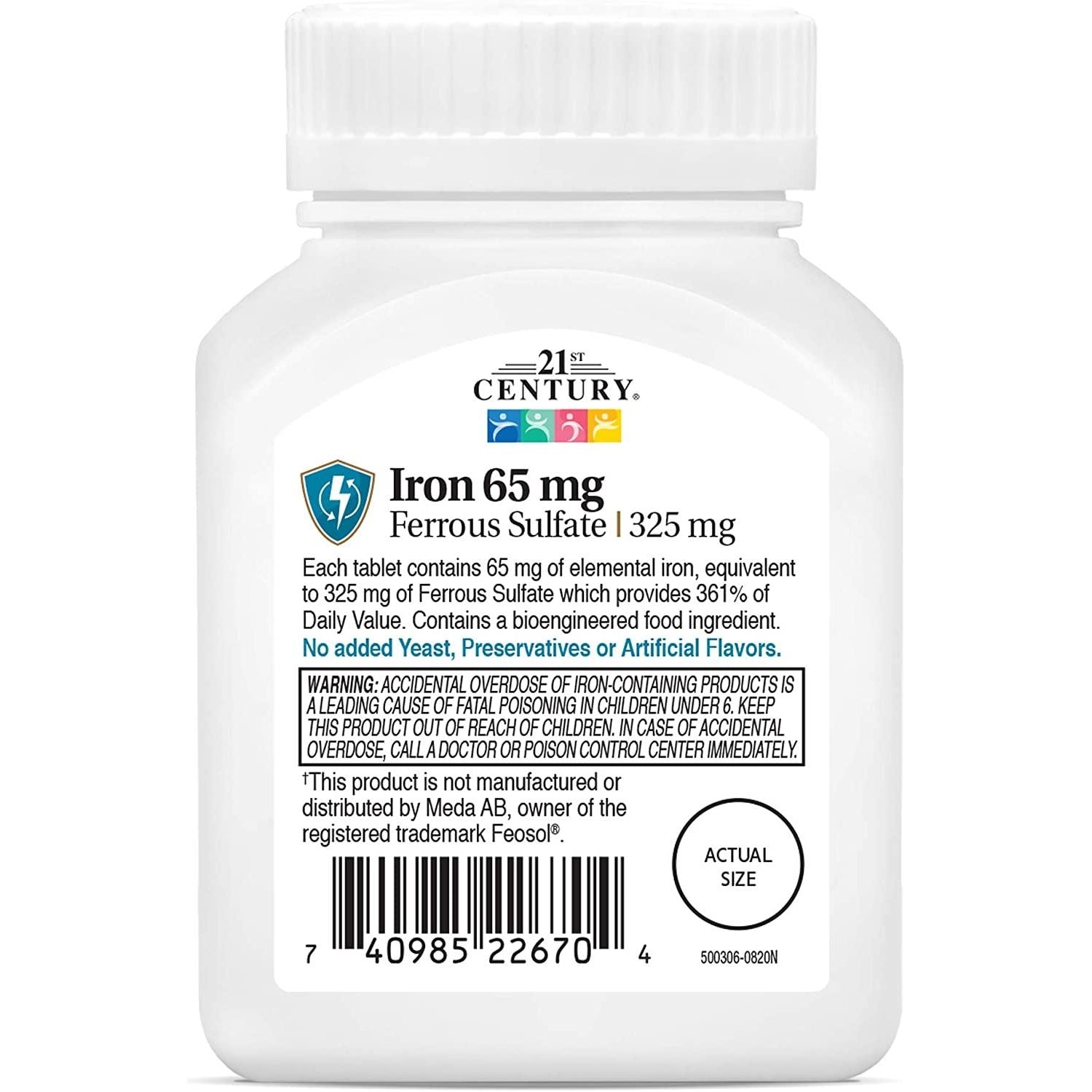21st Century Slow Release Iron Supplements - Medaid - Lebanon