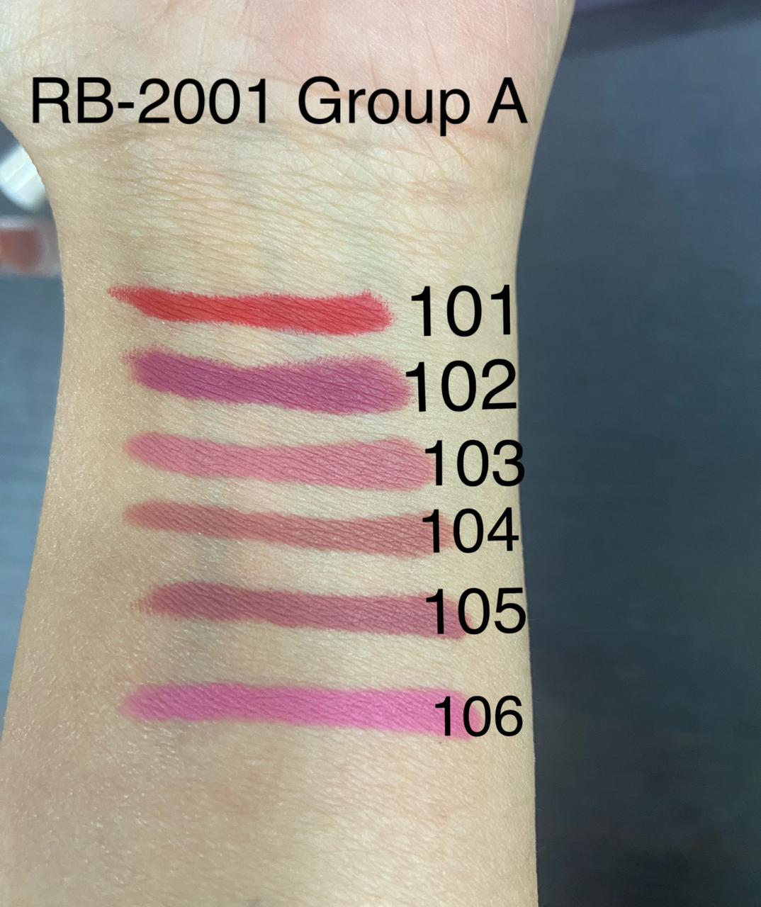 Ruby beauty matte lipstick non-transfer RB-2001 - Medaid