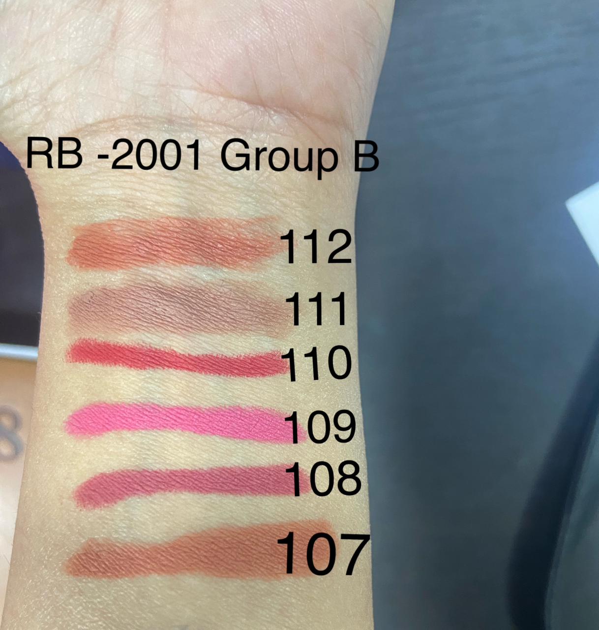 Ruby beauty matte lipstick non-transfer RB-2001 - Medaid