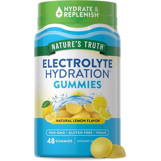 Electrolyte Gummies for Hydration - Nature's Truth | Vegan, GMO & Gluten Free - Medaid