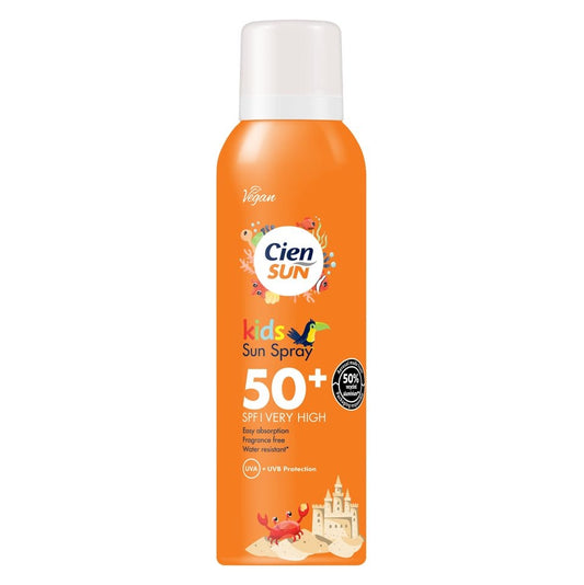 Cien kids Sun protection Spray 50+ UVA+ UVB 150ml - Medaid