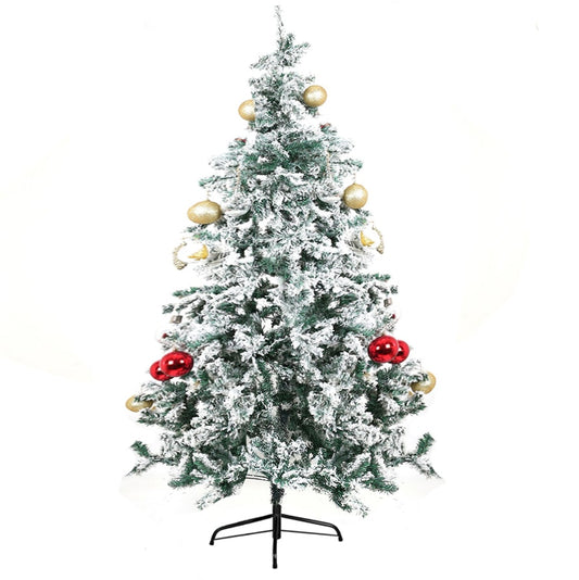 210 CM, Artificial Christmas Snow-Covered Tree - Medaid