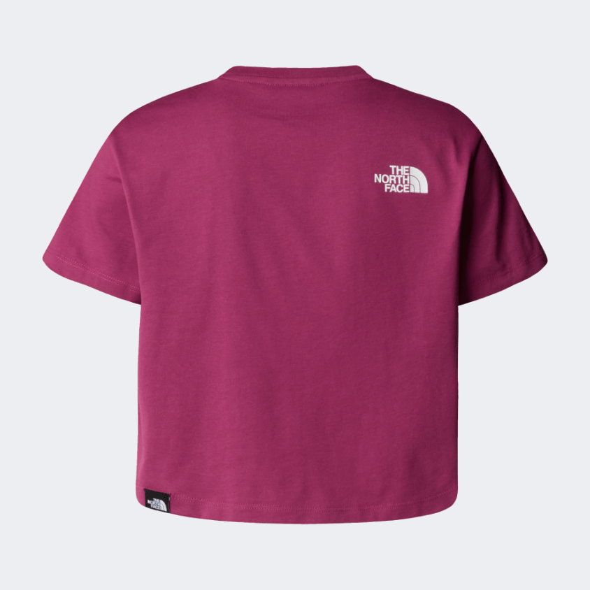 The North Face Crop Easy Girls Lifestyle T-Shirt Cyber Berry - Medaid