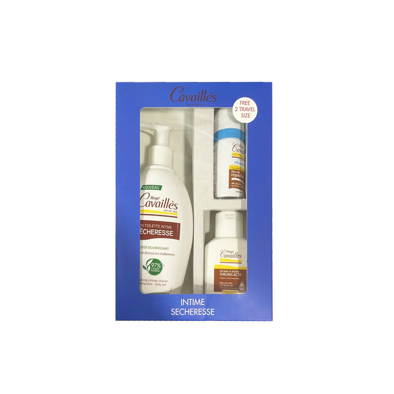 Roge Cavailles Intime Sechresse Set + 2 Travel Size Products For Free - Medaid