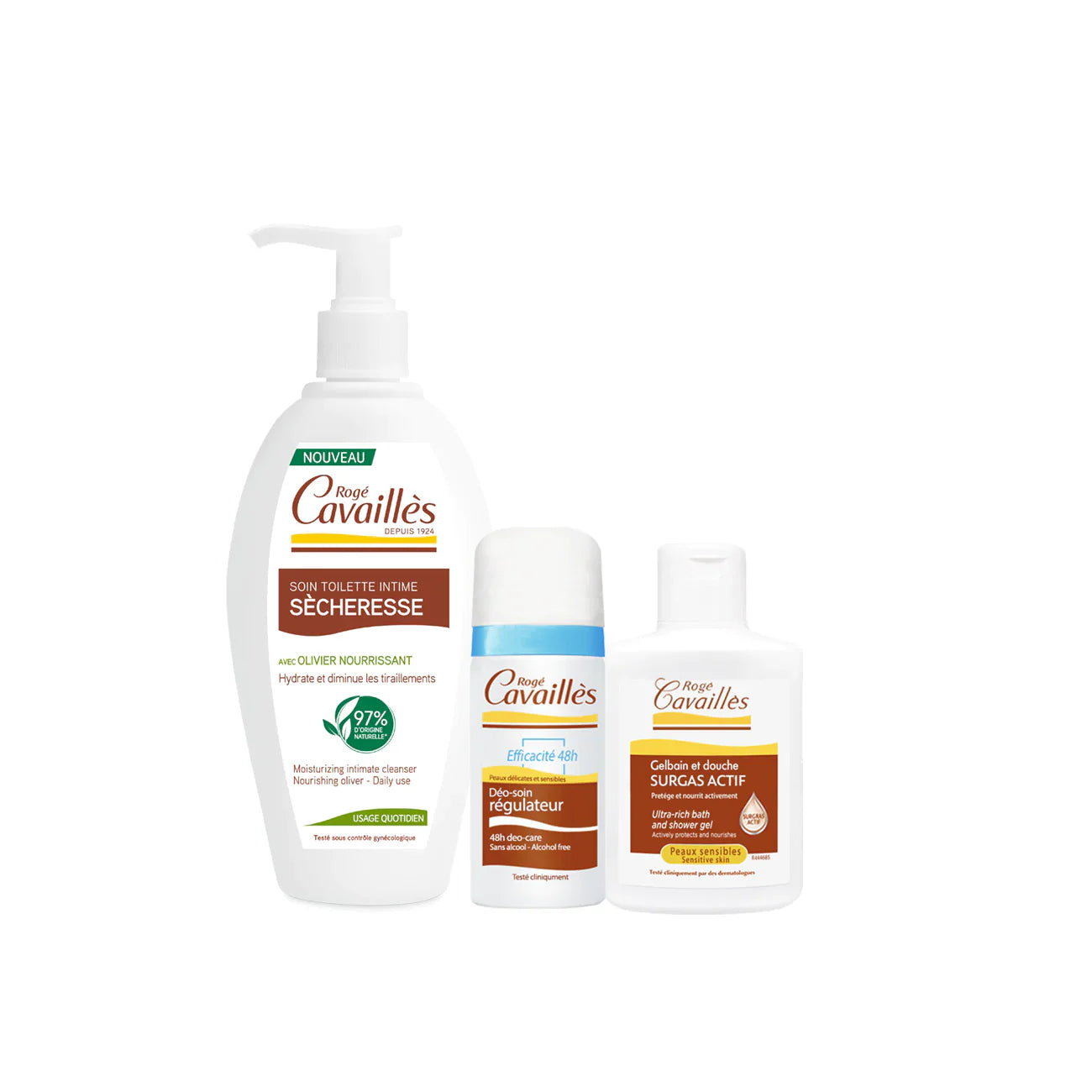 Roge Cavailles Intime Sechresse Set + 2 Travel Size Products For Free - Medaid