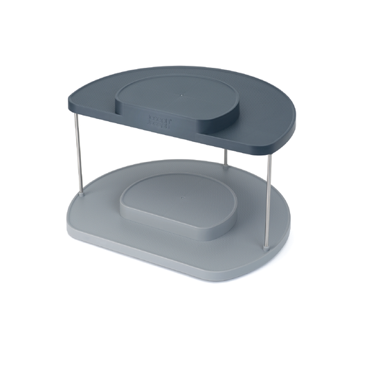 Joseph Joseph Cupboard Store 2Tier Rotation ORG Grey - Medaid