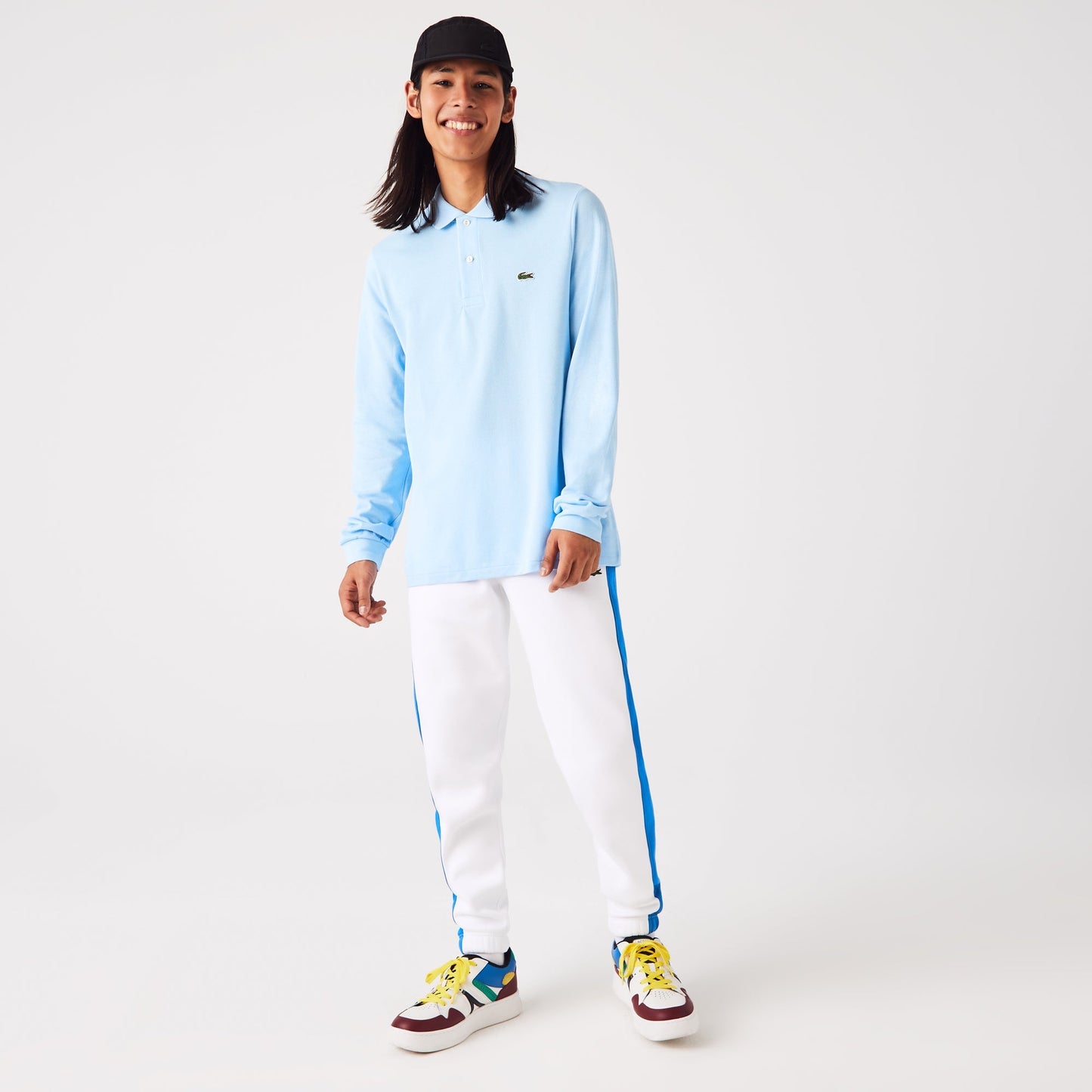 Classic Fit Long Sleeved L.12.12 Polo Shirt - Medaid International
