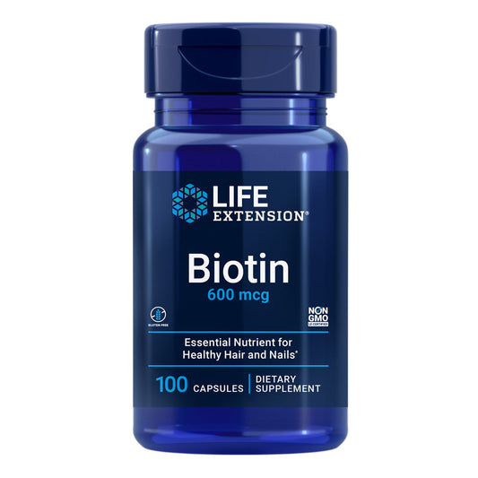 Life extension Biotin 100 Capsules - Medaid