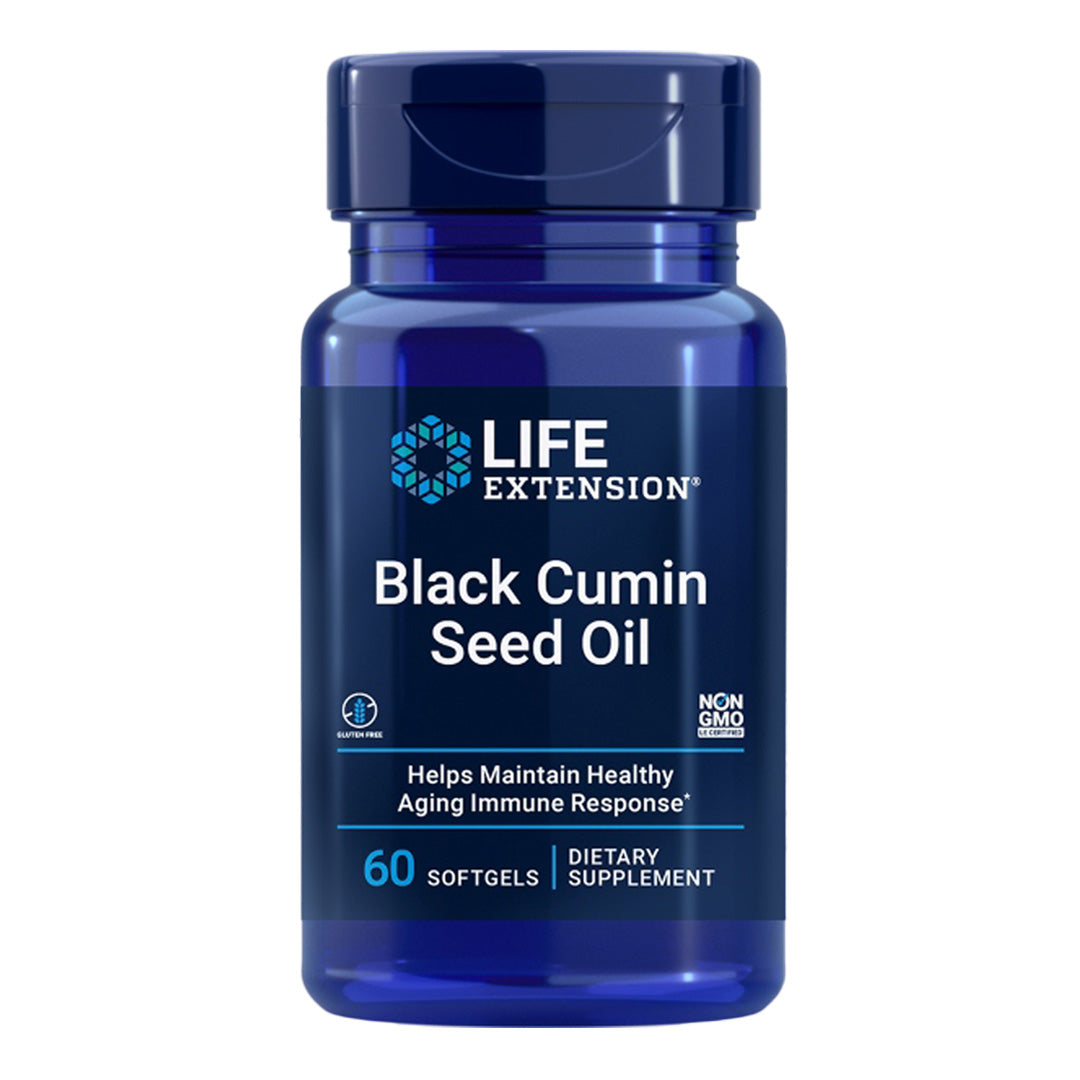 Life extension Black Cumin Oil 60 Softgels - Medaid