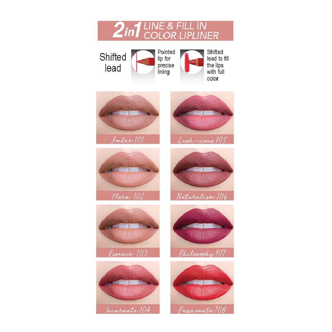 Samoa Love Your Shape Line & Fill au naturel Lip Liner - Medaid