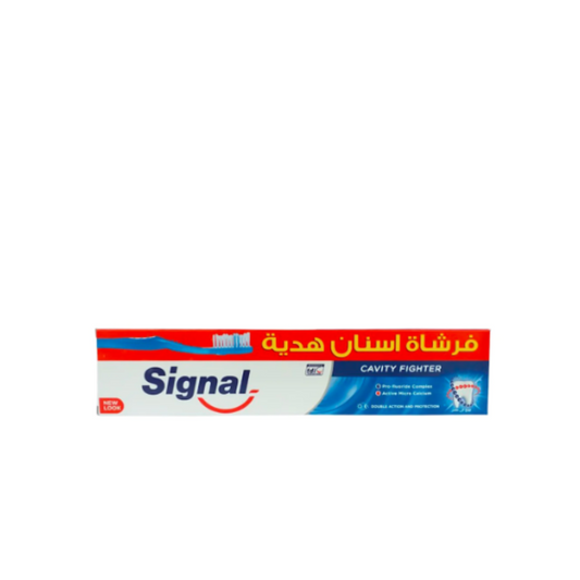 Signal Toothpaste Cavity Fighter 120ml + Toothbrush Gift - Medaid